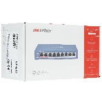 Коммутатор Hikvision DS-3E0109P-E(C), 8×100 Мбит/с PoE + 1×100 Мбит/с, неуправляемый, фото5