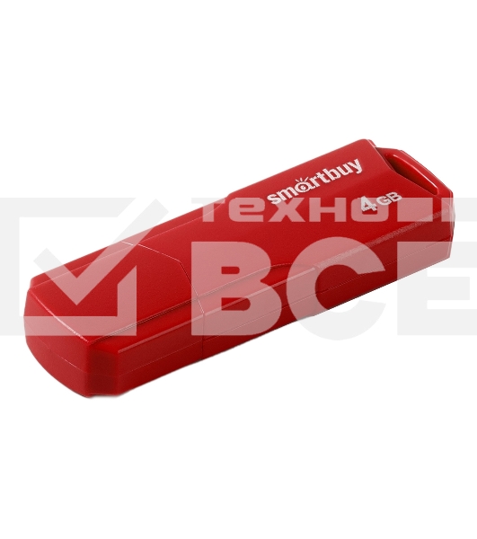 Флеш диск USB SmartBuy 4GB CLUE Red (SB4GBCLU-R)