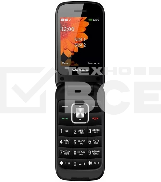 Мобильный телефон teXet TM-422 антрацит