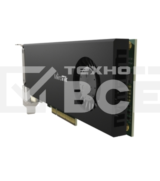 Сетевая карта MikroTik Cloud Core Router 2004-1G-2XS-PCIe network interface card with quad-core ARMv8 64-bit AL32400 CPU, 4GB RAM, 2x25G SFP28 cages, 1xGbit LAN, RouterOS L6