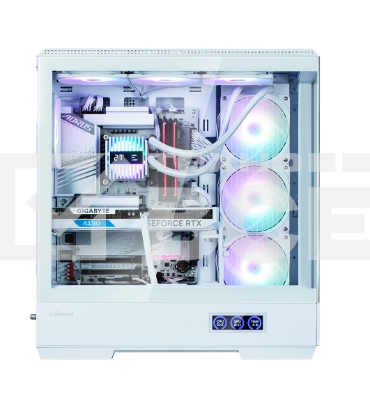 Компьютерный корпус ZALMAN P50 DS, ATX, WHITE, WINDOW, 2x3.5
