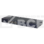 Неуправляемый 16-портовый коммутатор Dahua DH-SF1016 16xRJ45 100Mb, коммутация 3.2 Гбит/с, MAC-таблица 8К, металл, фото 1