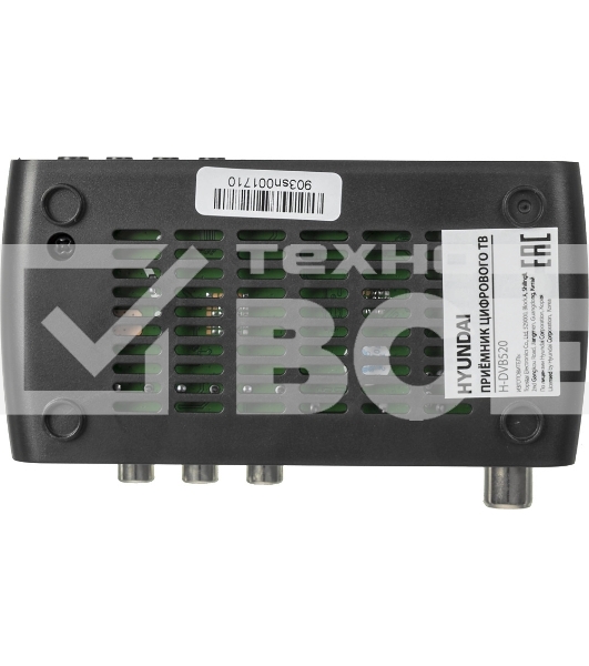 Ресивер DVB-T2 Hyundai H-DVB520 + WiFi-адаптер черный
