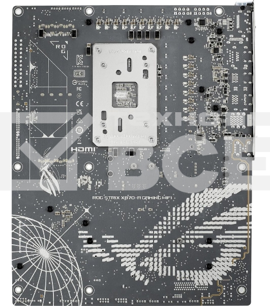 Материнская плата ASUS ROG STRIX X870-A GAMING WIFI, AM5, AMD X870, 4xDDR5, 2xSATA, 4xM.2, 1xPCI-E 4.0 x4, 1xPCI-E 5.0 x16, 1xHDMI, 1xDP, 1x 2.5Gb LAN, 4xUSB-A 3.2 Gen 1, 5xUSB-A 3.2 Gen 2, 1xUSB-C 3.2 Gen 2, 2xUSB4, 2x3.5 мм, 7.1, ATX