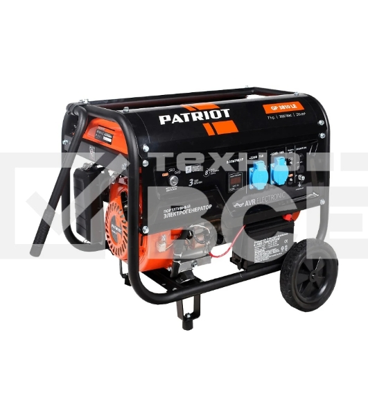 Электрогенератор бензиновый Patriot GP 3810LE, 3 кВт, 67 дБ, 49 кг
