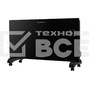 Конвектор Rexant 60-0114, черный, 2000 Вт, 15 м2, электронный термостат, Wi-Fi