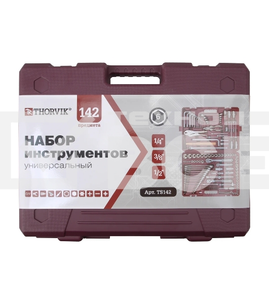 Набор инструмента универсальный Thorvik TS142 1/4