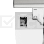 Встраиваемая вытяжка Krona Kamilla Eco 600 IX нержавеющая сталь/белый, фото4