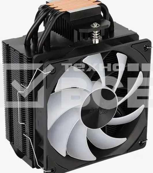 Кулер для процессора AeroCool / Formula Rime 4 черный, 120 мм, алюминий/медь, 1800 об/мин, 34 дБ, 4 pin, 230 Вт, 155 мм