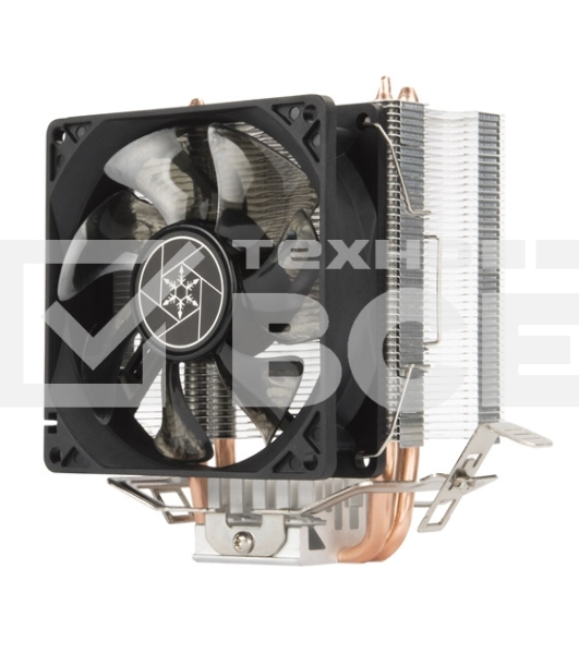 Кулер универсальный Silverstone SST-KR03 Kryton CPU Cooler, low noise, silent hydraulic bearing 92mm blue LED fan, universal Socket compatibility
