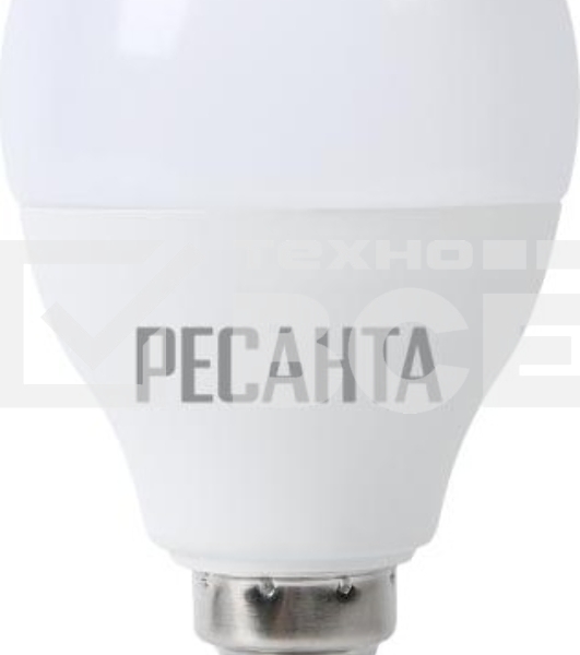 Лампа светодиодная Ресанта LL-R-G45-7W-230-3K-E14 шар, 7 Вт, тепл., Е14