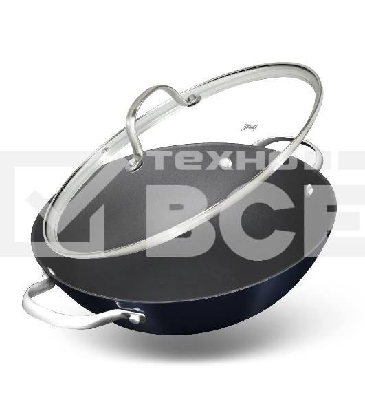 Сковорода Вок чугунная с крышкой TalleR TR-44915 28 см