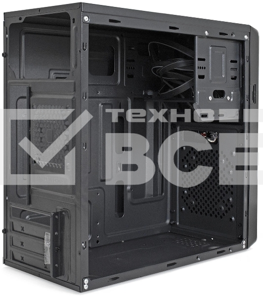 Компьютерный корпус Minitower ExeGate BA-309U2-UNS400 (mATX, БП UNS400 с вент. 12см, 1хUSB+2хUSB 3.0, HD аудио, черный)