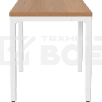 Стол для компьютера Cactus CS-ET-WWD столешница МДФ, белый дуб молочный каркас белый, фото18