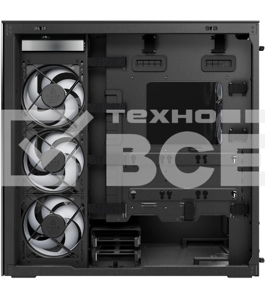 Компьютерный корпус Arctic Cooling ARCTIC Xtender VG (Mirror Black) арт. ACPCC00019A