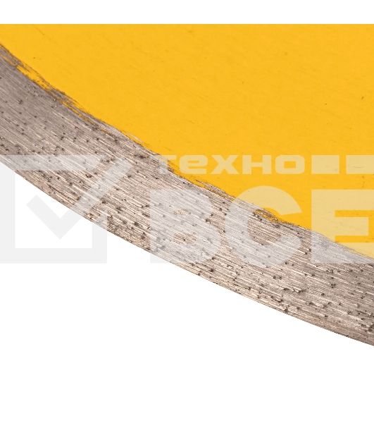 Диск алмазный сплошной Denzel супертонкий, 250 х 25,4 мм, горячее прессование, мокрое резание