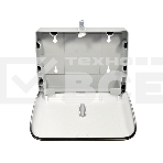 Диспенсер бумажных полотенец Puff-5145Bl черный, с замком, ABS-пластик, фото8