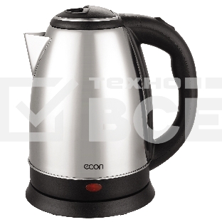 Чайник электрический ECON ECO-1869KE металлический, Мощность 1850 Вт, объем 1.8 литра