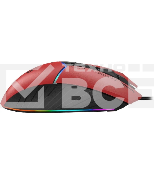 Мышь проводная A4Tech Bloody W95 Max Sports красный/черный оптическая (12000dpi) USB (10but)