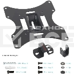 Кронштейн Arm media LCD-201 черный, TV 17'-42', max 30 кг, VESA 200x200 мм настенный, фото6