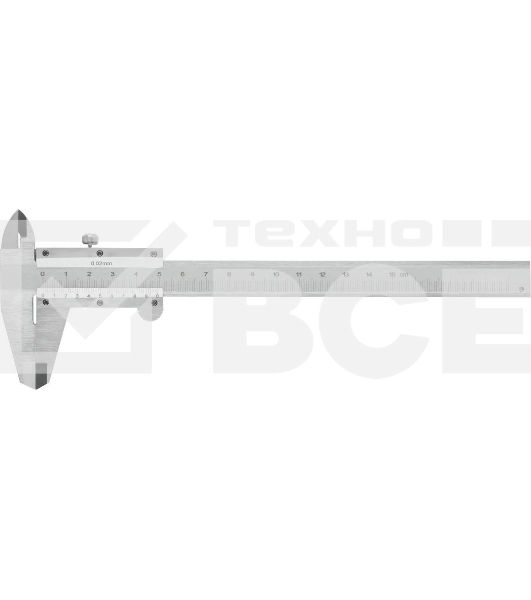 Штангенциркуль нониусный FIT 19840 серебристый пластиковый футляр