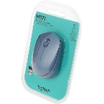 Мышь беспроводная Logitech M171 голубой, 1000 dpi, радиоканал, USB, кнопки - 3, фото3