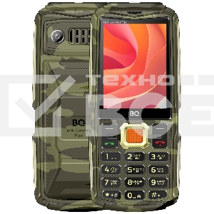 Мобильный телефон BQ 2830L Tank Connect Max камуфляж/золотистый