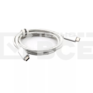 Кабель USB 3.1 Type Cm -- Cm IC 5А 10Gbs длина 1M, Telecom <TC420S> серебряный