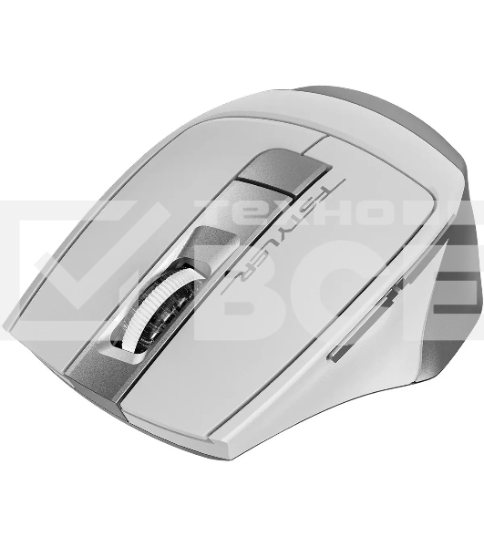Мышь беспроводная A4Tech Fstyler FB35S белый/серый, 2000 dpi, радиоканал, Bluetooth, USB, кнопки - 5