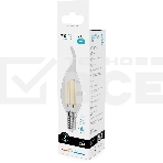 Лампа филам. Gauss Filament 12Вт цок.:E14 свеча св.свеч.бел.нейт. (упак.:10шт) (42122), фото9