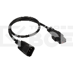 Шнур питания Lanmaster LAN-PP13L/14-5.0-BK C13-С14 проводник.:3x0.75мм2 5м 220В 10А черный, фото 1