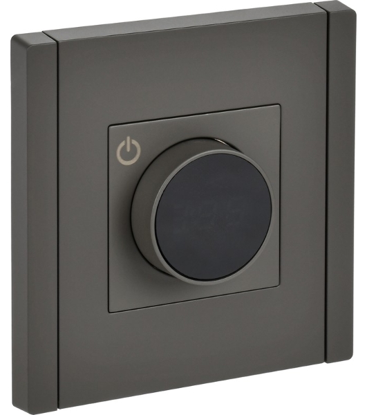 Термостат электронный с индикатором IEK FORTE&PIANO FP352 серый