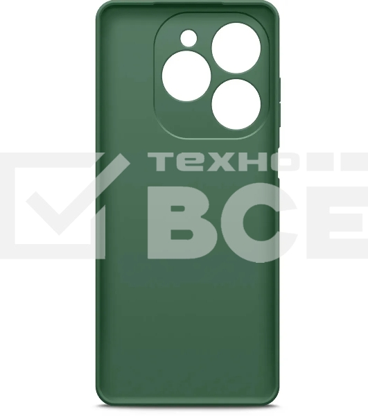 Чехол (клип-кейс) BoraSCO для Tecno Spark 20/20C/Go 2024/Pop 8 Microfiber Case зеленый опал