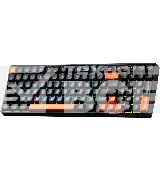Клавиатура проводная AULA S100 Black-Gray-Orange, механическая