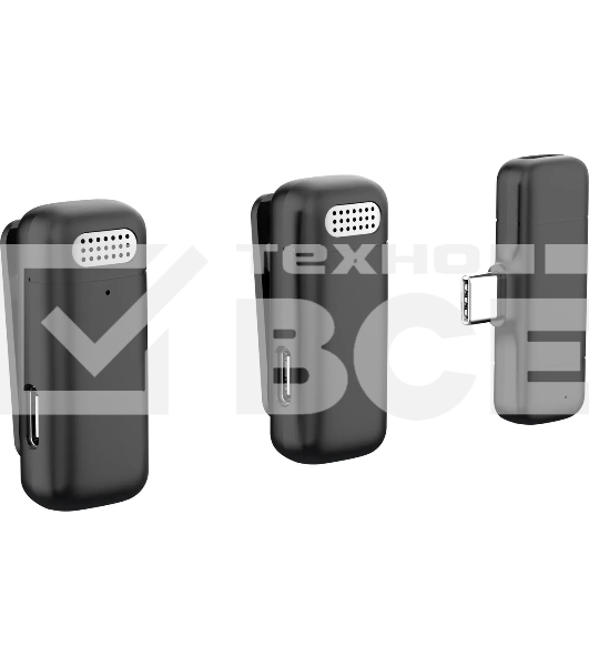 Петличный микрофон DEFENDER (64139) Talky-139 wrls, черный, кейс, 2шт