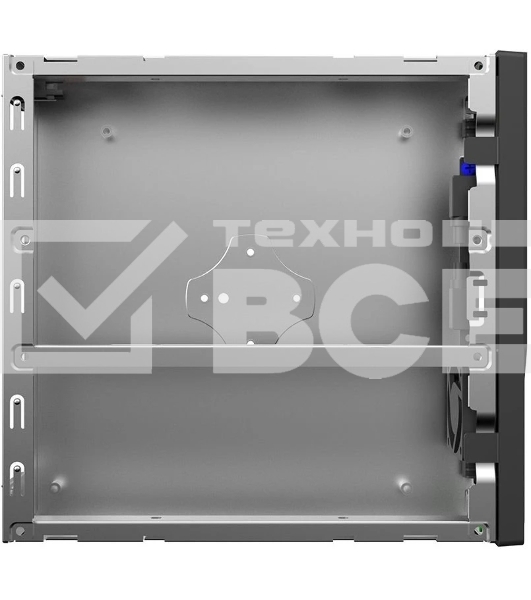 Компьютерный корпус с внешним блоком питания 120Вт. Сase Foxline mITX 120W ext., DC-converter, 2xUSB 3.0, 1x40ммFan, Black, VESA, powercord