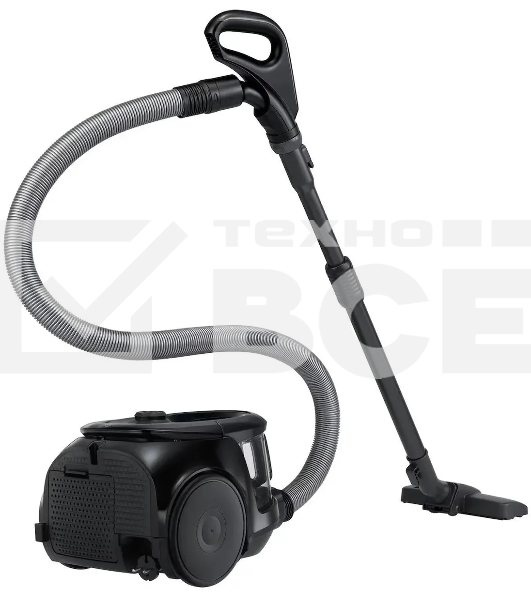 Пылесос Samsung VC18M2150SG/EV серый/черный, 380/1800 Вт, уборка сухая, пылесборник контейнер 1.5 л