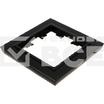 Рамка 1-мест. IEK BRITE РУ-1-БрЧ черный, фото3