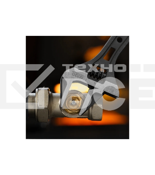 Ключ разводной Denzel 200 мм, CrV, кованый