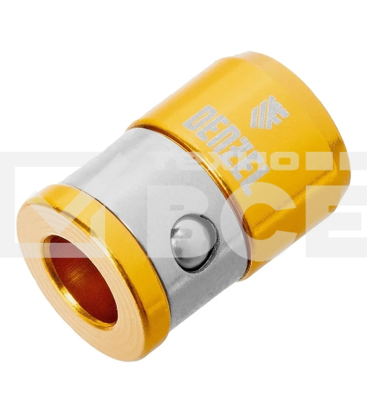 Магнитная насадка для бит Denzel 11737, для шестигранных бит, 2 шт