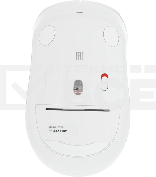 Мышь беспроводная A4Tech Fstyler FG10 белый/серый, 2000 dpi, радиоканал, USB, кнопки - 4