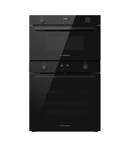 Духовой шкаф Kuppersberg, High-Tech, 72 л, дисплей, поворотное/сенсорное управление, таймер, макс. температура 280 градусов, 11 режимов, гриль, разморозка, гидролизная очистка, телескопические направляющие (на 1 уровень), энергоэффективность А+, черный