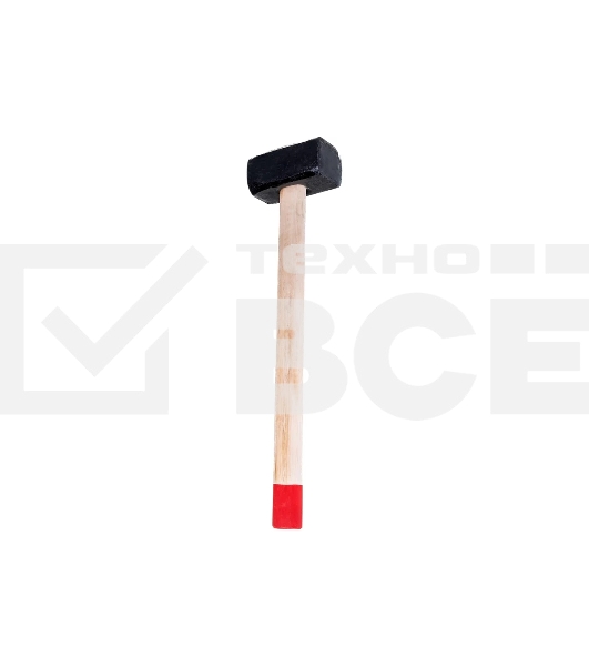 Кувалда Сибртех 6000 г, кованая головка, деревянная рукоятка 650 мм