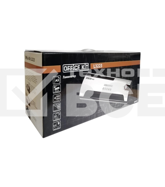 Ламинатор Office Kit L3223, 4 вала, A3, 150мкм, 350 мм/мин
