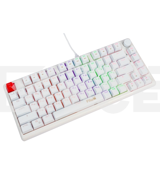 Клавиатура Filum FL-GKBM15 проводная, USB Type-C, белый