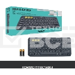 Клавиатура беспроводная Logitech K380 (920-007590) темно-серый (неоригинальная гравировка), фото2