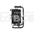 Удлинитель силовой Ресанта СУ-3х2,5КГ-50/3 (61/118/10) 2x1.0 кв.мм 4 розет. 40 м ПВС катушка серый, фото5