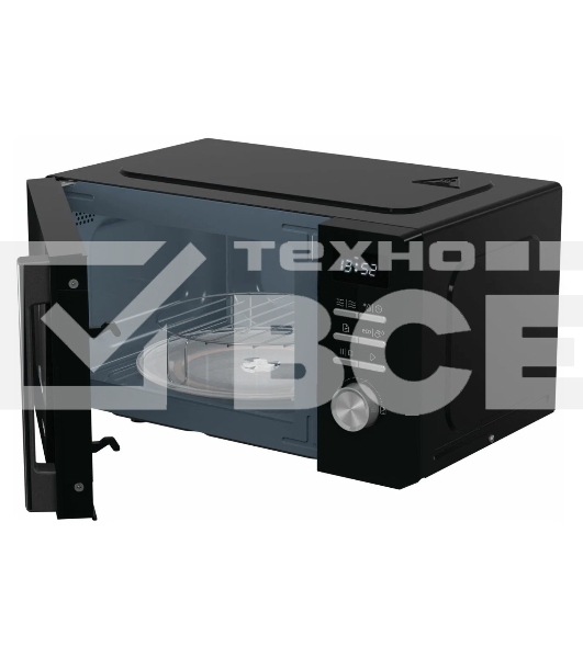 Микроволновая печь Gorenje MO20A4BH черный, 20 л, 800 Вт, переключатели - кнопки/поворотный механизм