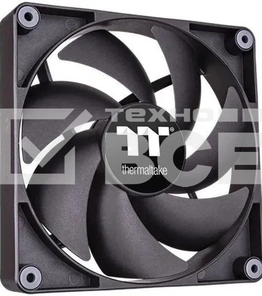 Комплект вентиляторов для корпуса Thermaltake CT120 (2 шт.) черный, 120 мм, 2000 об/мин, 25.8 дБ, 4 pin