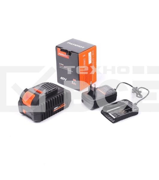Триммер аккумуляторный PATRIOT TR4022XL, 40B платформа LCT, ширина кош. 30см, запасная леска, одна АКБ (2,0А*ч) и ЗУ